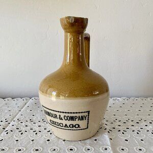 Armour and Company 1900s Crock Jug Antique Stoneware